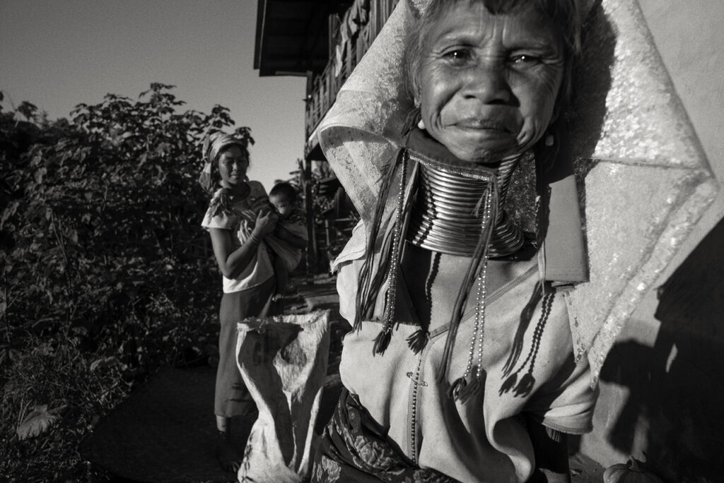 Maynmar elderly woman representing it’s culture